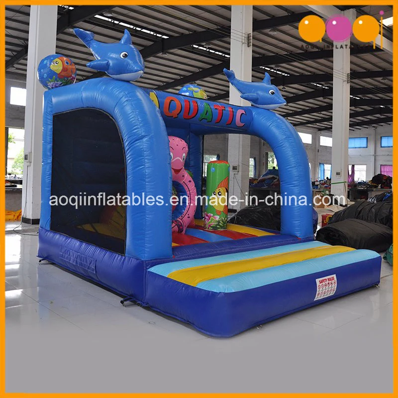 Amusement Park Ocean Jumping Inflatable Bouncer Toy for Sale (AQ01120)