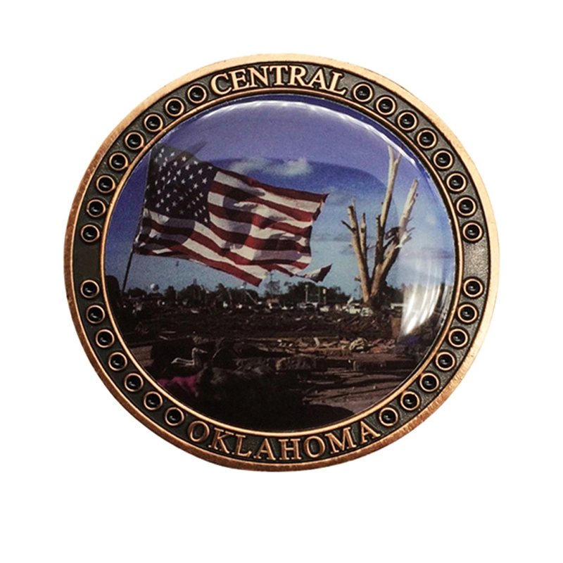 Custom Gold USA Souvenir /Desafío/Premio/Policía/Military Coin Embossed Logo Medalla de Metal Y Challenge Coin (300)