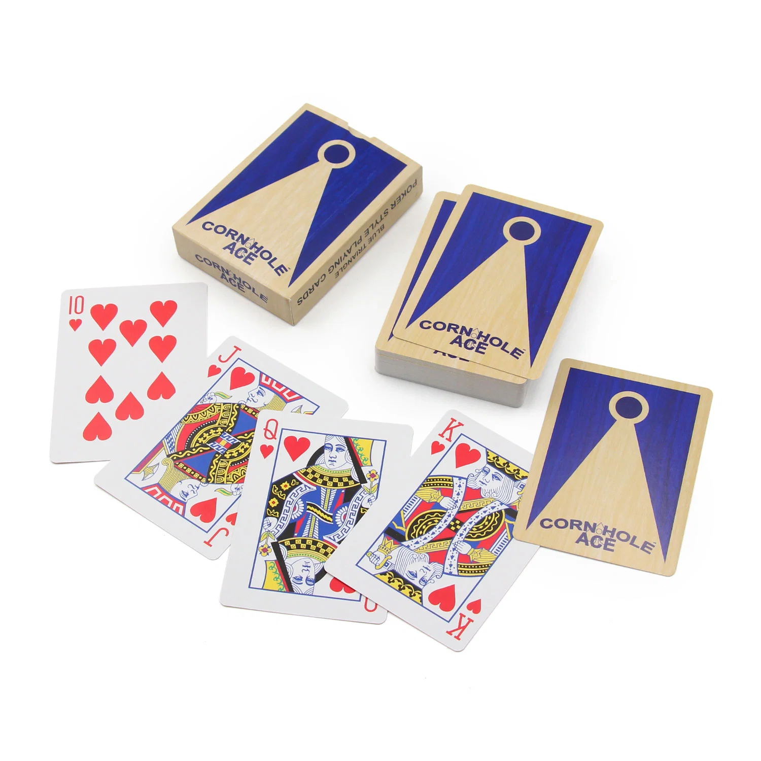 Nuevo diseño Hot Sale Cartas de juego personalizadas Logo Poker jugando Tarjetas