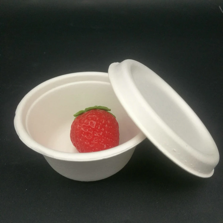 Biodegradable Sugarcane Bagasse 2oz One Time Small Mini Sauce Cup/Bowl