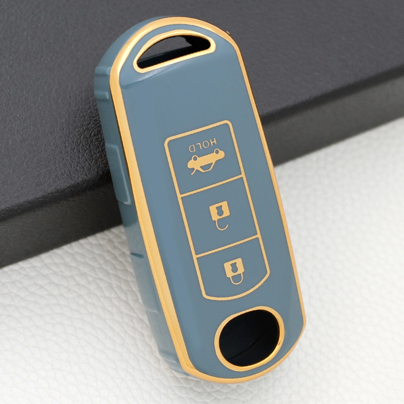 High quality/High cost performance Soft TPU 3 Buttons Car Key Cover for Cadillac