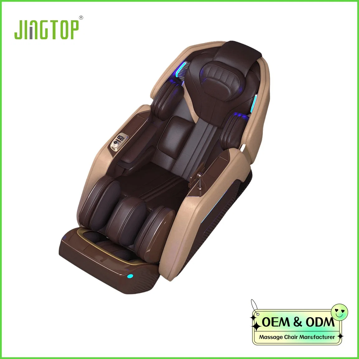 Jingtop Exclusive Agent 3D 4D Hot Selling Thai Stretch Musical Function Ghe Massage Chair