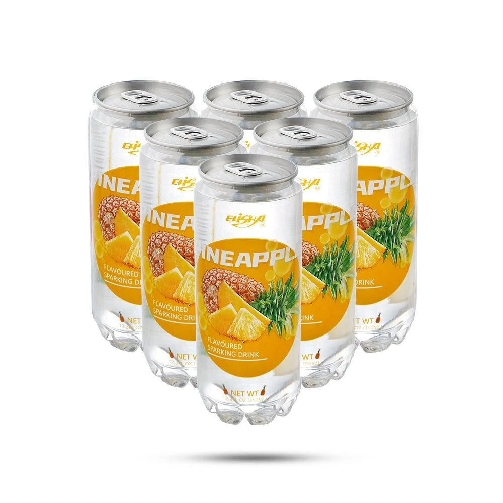 350ml Pineapple Flavor Soda Water with HACCP