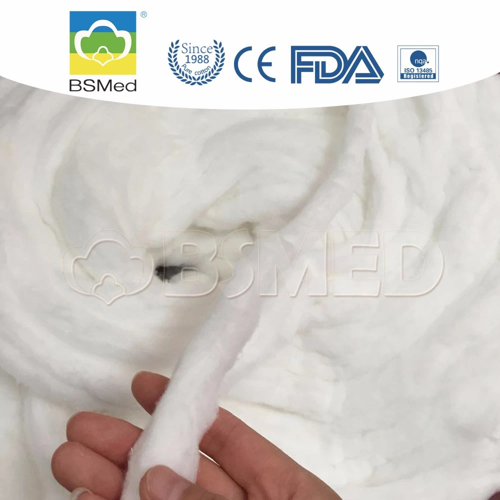 Super Soft White Absorbent Cotton Coil for Beauty Salon