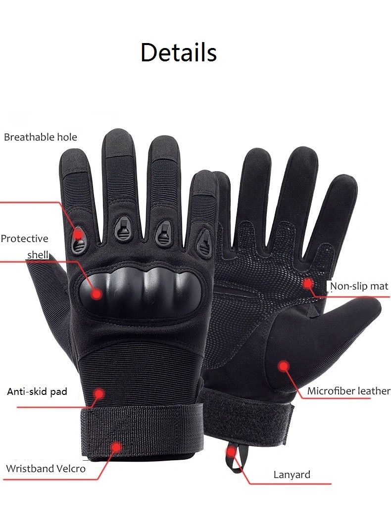 Outdoor Breathable Military Tactical Touch Screen Anti-Slip Climbing Gloves for Cycling