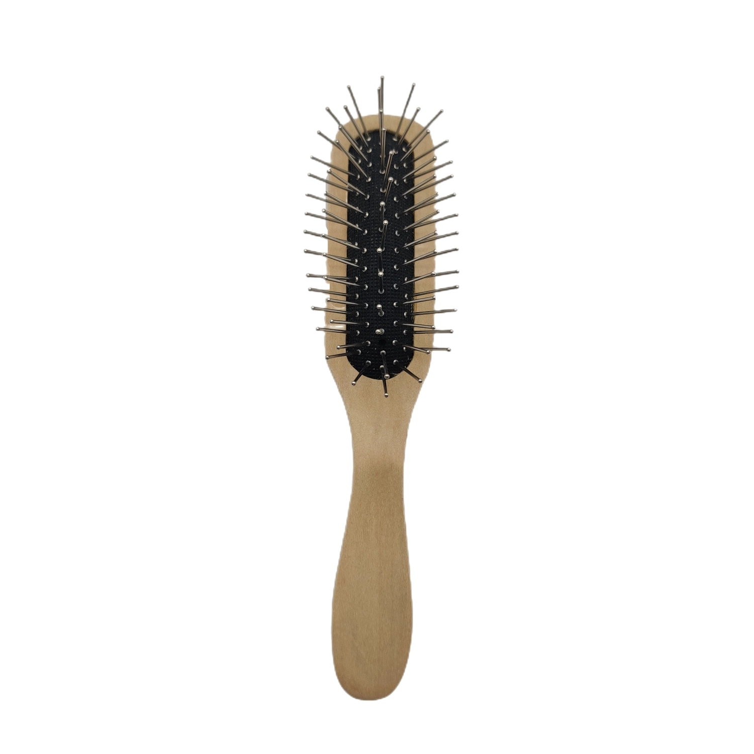 Beautichen Wooden Hair Brush Wholesale/Supplier Private Label Wood Laser Custom Logo Promotion Color Massage Brush Steel Pin Paddle Hair Brush