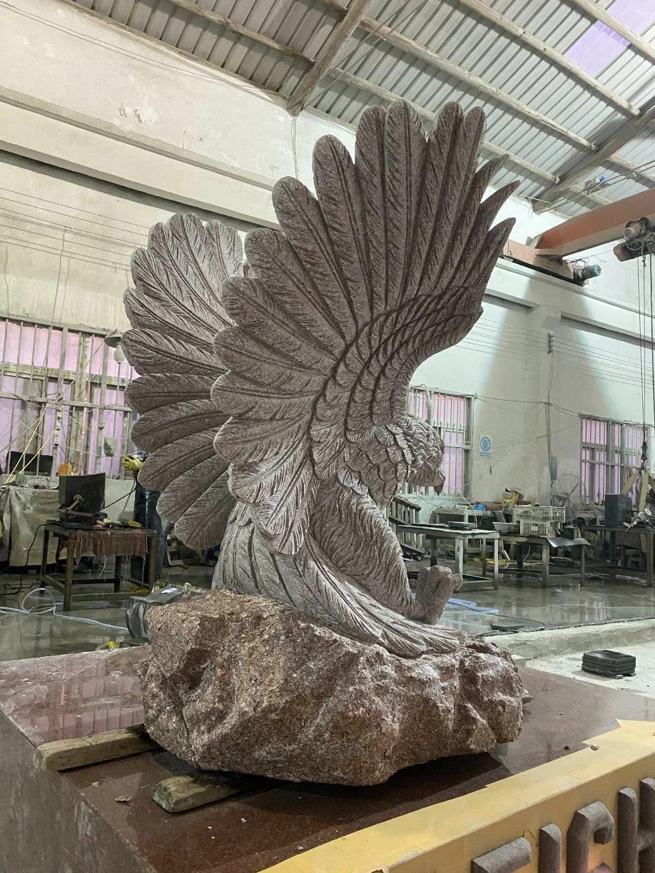 American Eagle Sculpture Granite Monuments Experienced Craftsmanship Carving