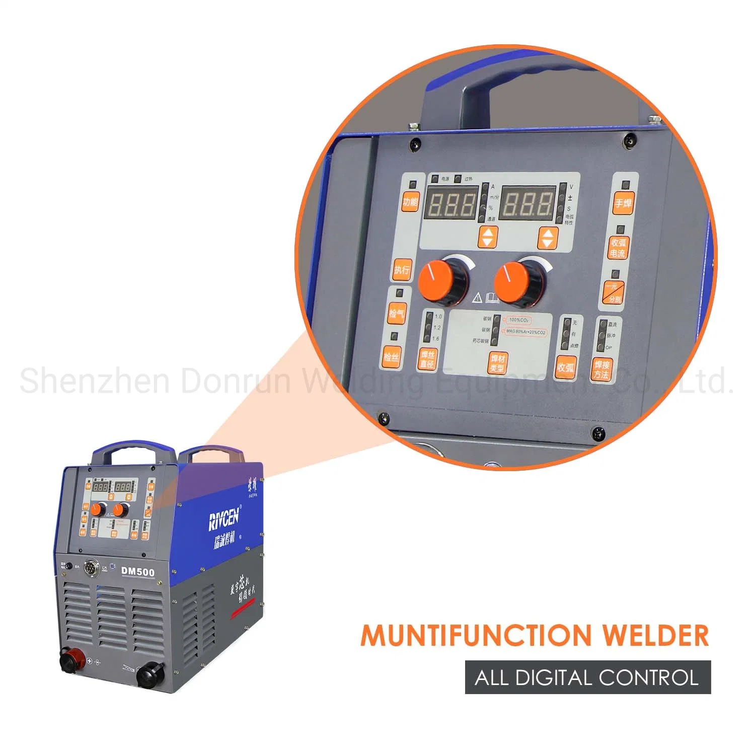 Full Digital Control System 100% CO2 MIG/Mag/CO2 Welding Process MIG Inverter Welding Machine, High Performance Compact CO2/MIG/Mag Inverter Welding Machines