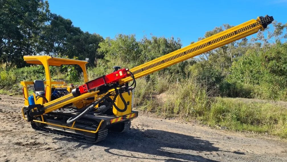 Hammer Auger Drill Rod Hydraulic Pile Driver Ramming Machine for Solar Farm