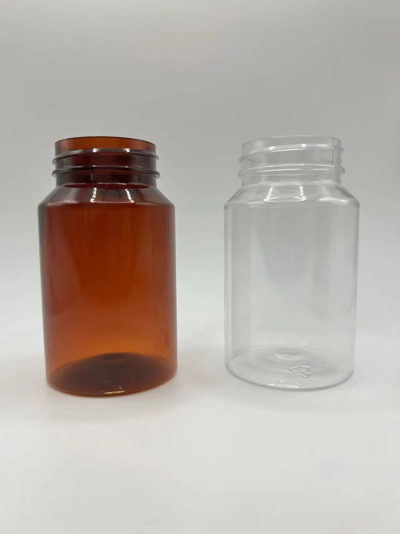 Pet 100ml Health Care Products Drugs Shoulder Round Customizable Plastic Bottles