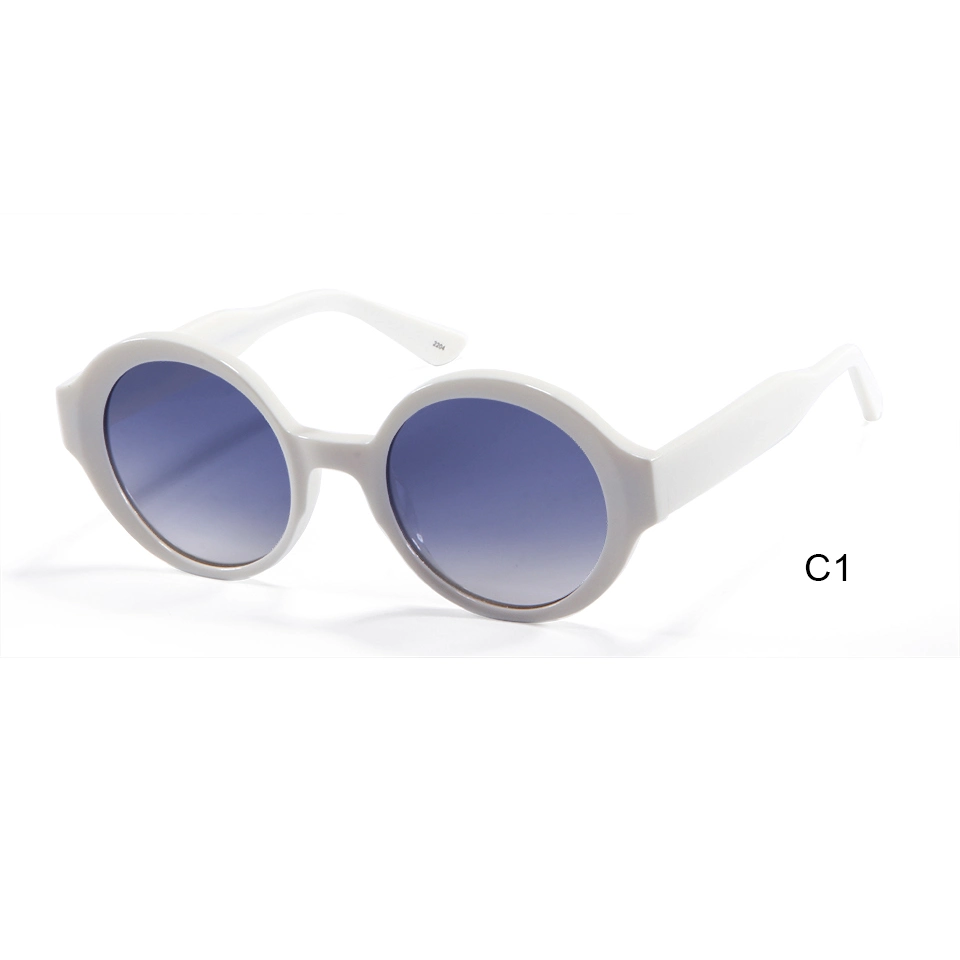 Gafas de sol de gran tamaño de la Moda Mujer Círculo de forma redonda gafas de sol para las mujeres grandes Cr39 Sunglasse UV400