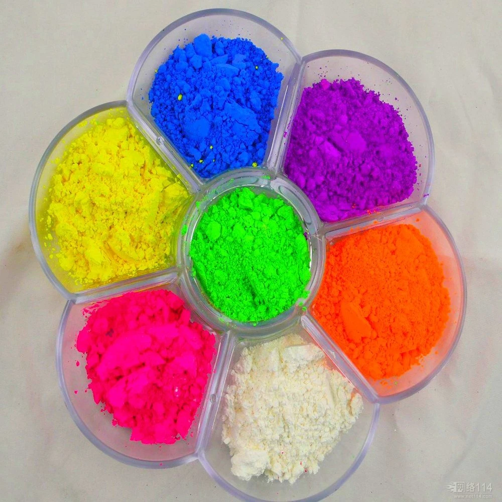 Original Factory Fluorescent Neon Powder Pigments, Cosmetic Fluorescent Pigment Powder Manufacturer