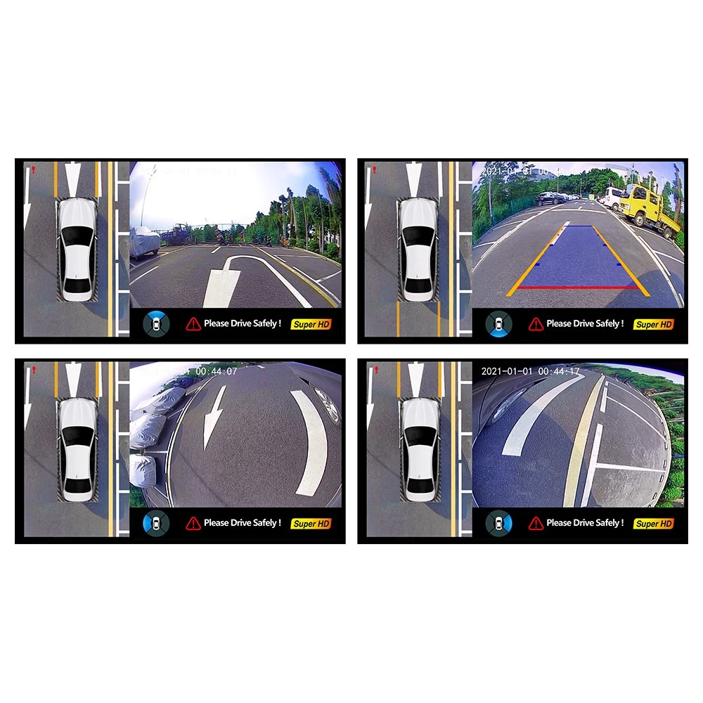 360-Degree Panoramic Driving Assist System Wtih 2D