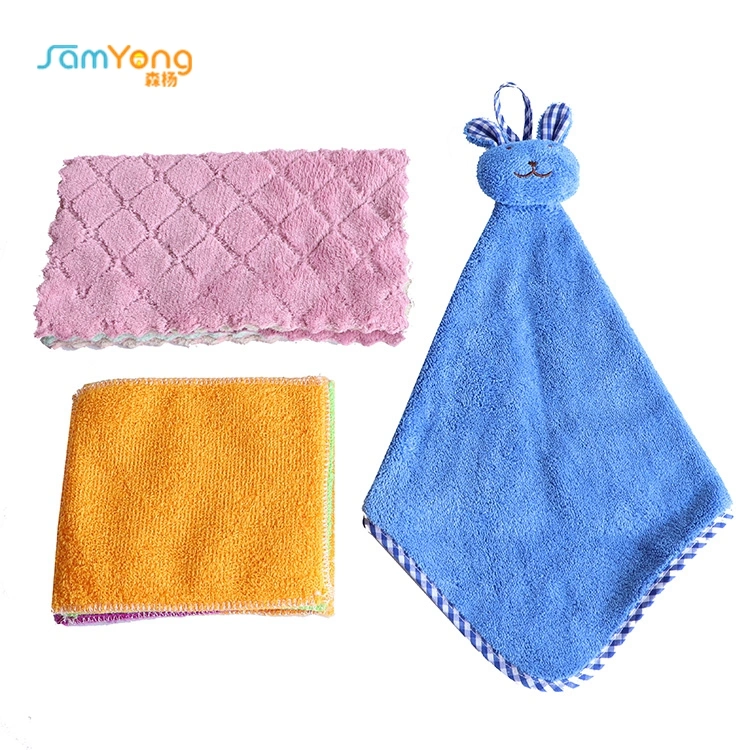 Microfiber Absorbent Kitchen Dish Cloth Towel Cleaning Wiping Tools