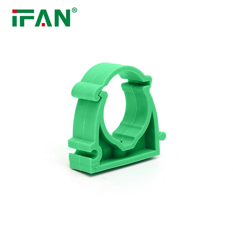 Ifan High Quality Plastic White PPR Pipe Fittings High Pressure Pn25 Pipe Clips