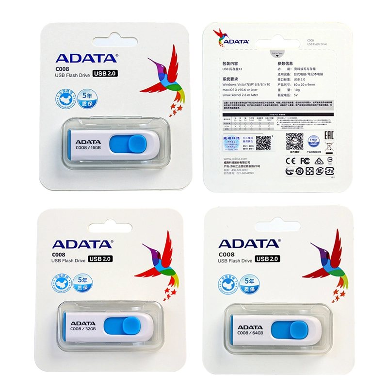 Adata Pen Drive 4GB 8GB 16GB 32GB 64GB 128GB Flash Drive USB Flash Drive