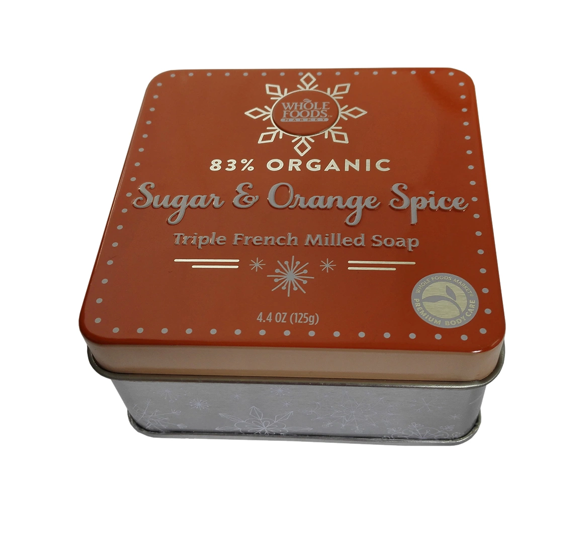 Custom Square Metal Tin Can Gift Packaging Soap Tin Box