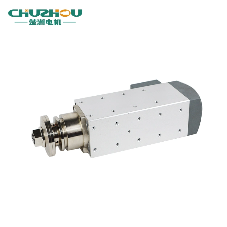 Scie électrique monophasée/triphasée pour meuleuse de routeur CNC avec moteur de broche pour meulage de l'aluminium.