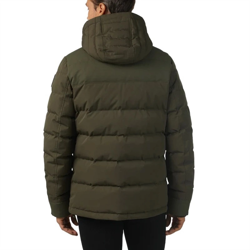 2023 qualité supérieure Short d'hiver léger pour hommes Softshell décontracté Veste matelassée en duvet NV-003 à capuche amovible