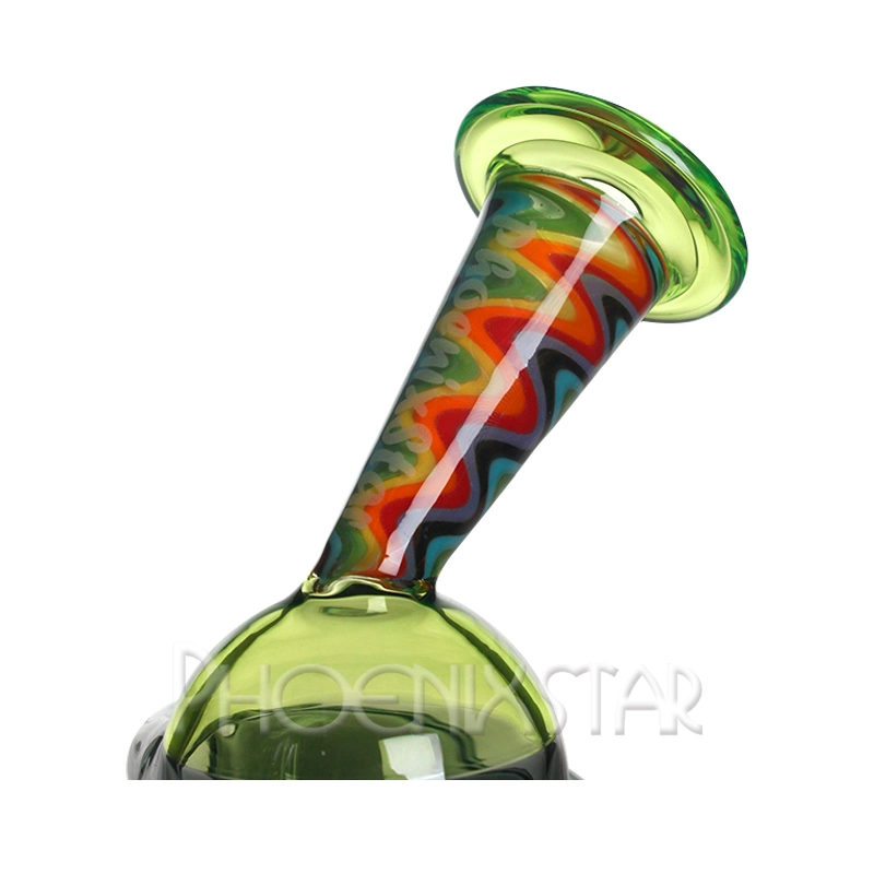 High Borosilicate Glass Phoenix Star 6 Inches American Northstar Glass Rod Recycler DAB Oil Rigs Wig Wag Pyrex Glass Smoking Water Pipes Wholesale/Supplier