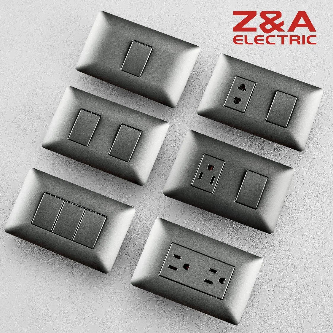 Hot Sell Modern Designe American and Italy Standard Wall Switch and Socket