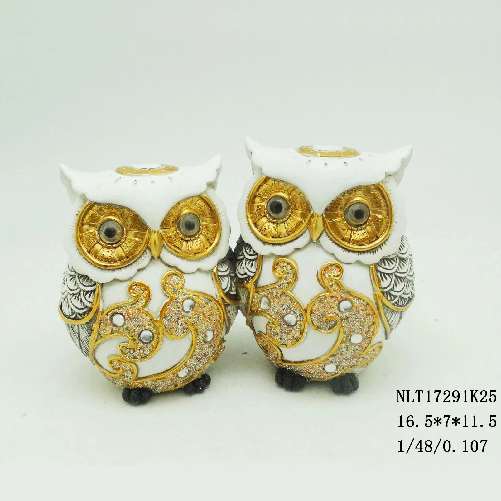 High quality/High cost performance  Manufacturer Supplier Poly Resin Owl Figurines