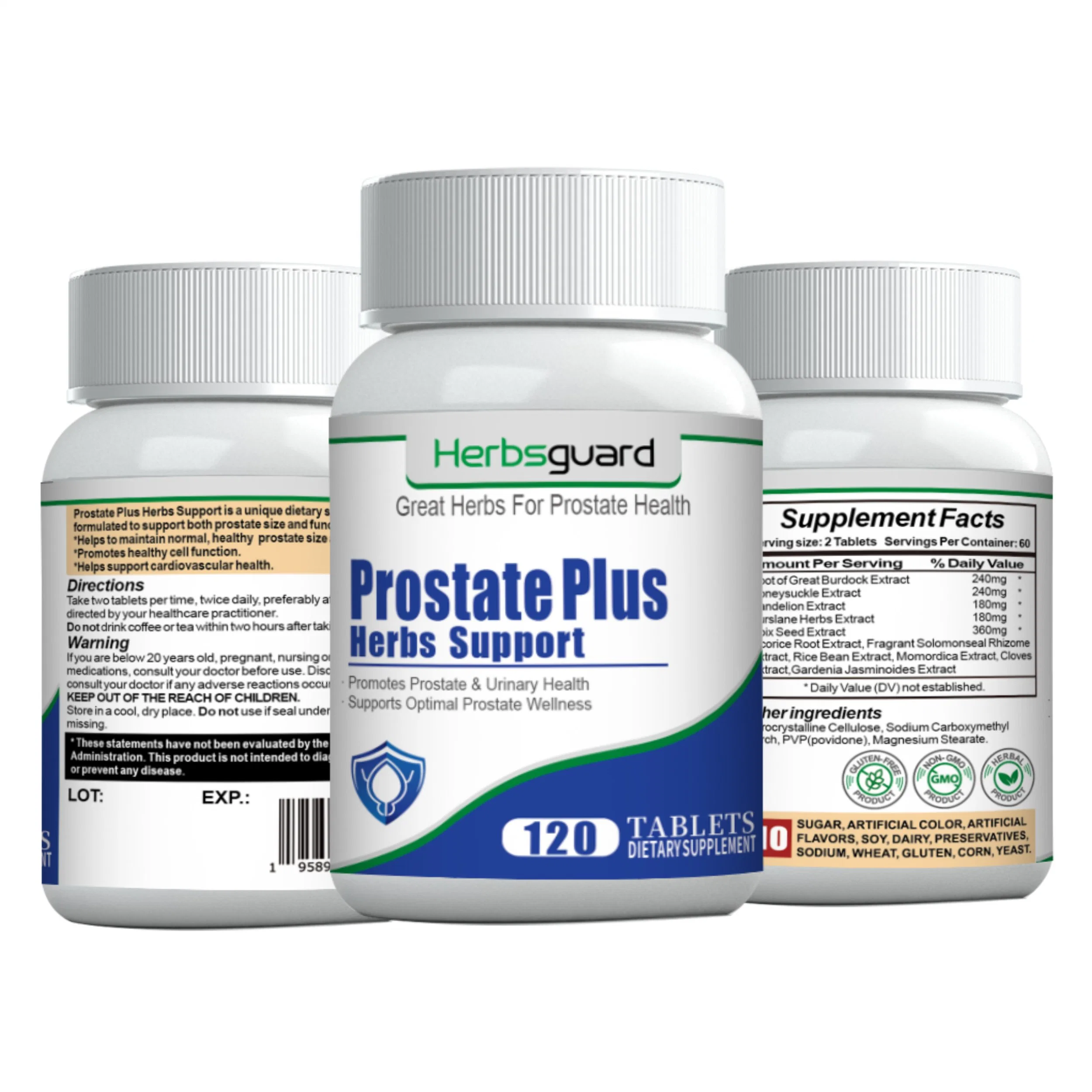 Safe Effective Herbs Food Improve Enlarged Prostate Urinary Tract Infection Dietary Supplement