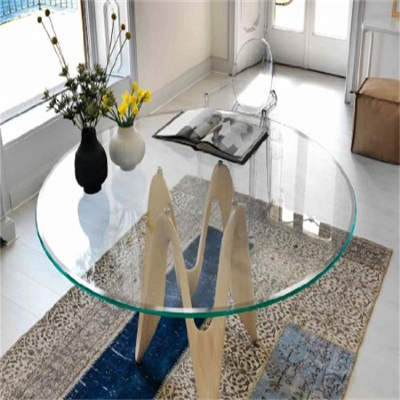 Tempered Glass Table Top Round Beveled Tempered Glass Table Top 6mm 8mm 10mm Glass Table Top