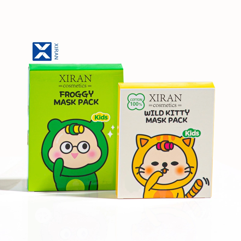 Private Label Custom Logo Korean Hydrating Facial Sheet Mask Whitening Animal Face Mask Skin Care