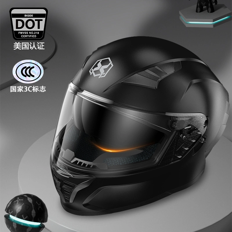 Casco de ciclo de motor de cara completa OEM ODM con certificación DOT CASCOS para hombres adultos Casco de Moto Casque Moto Helmet Seguridad