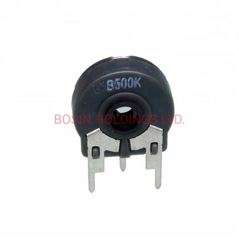 Угольная пленка 3-контактные потенциометры роторного резистора 10 мм с переменным резистором