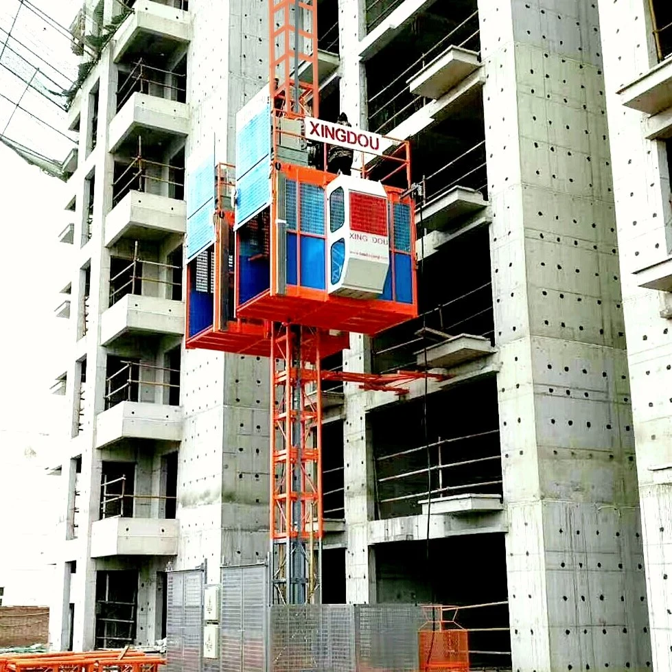 Long Service Life Building Hoist Elevator with Safety Device Construction Hoist Lift