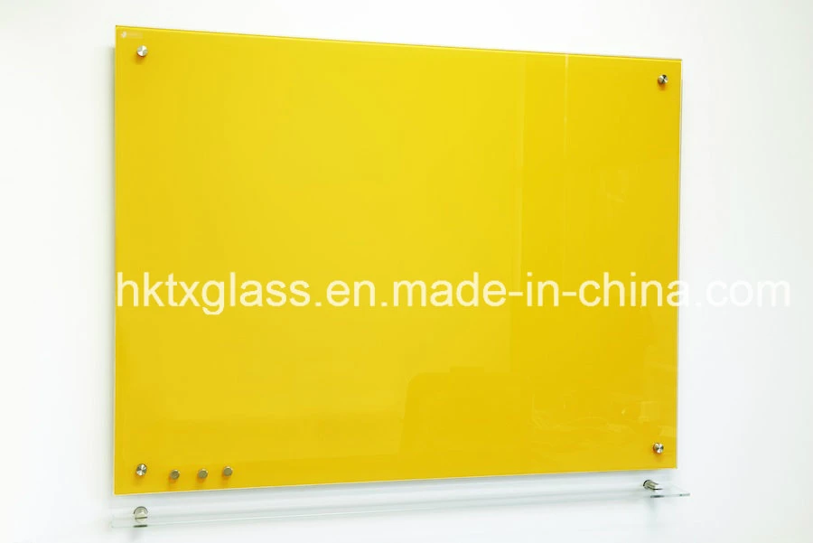 Magnetic Tempered Glass White Board for Writing