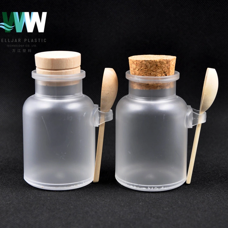 Plastic Container 500g ABS Round Bath Salt Bottle