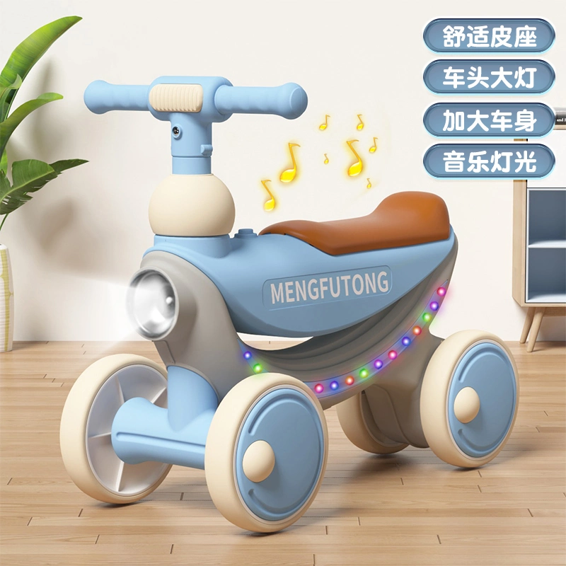 The Latest Best-Selling Children's Rocking Car/Music and Lighting/Bicycle/Silent Tires