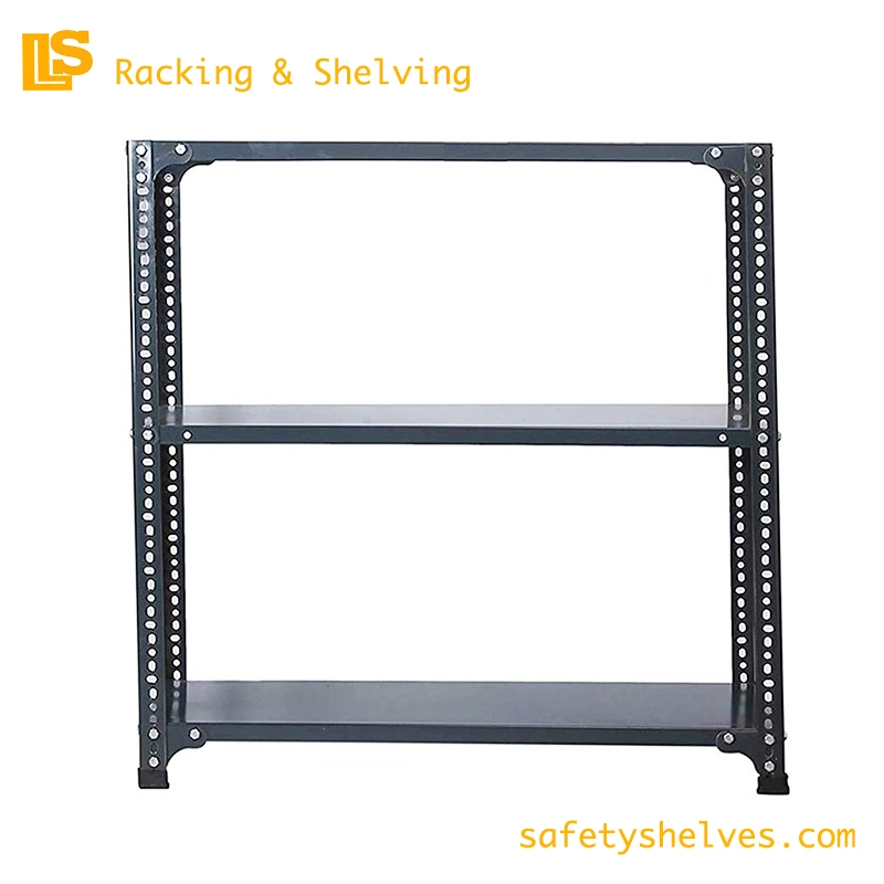 Steel Light Duty Bolted Shelving Slotted Angle Shelving Oman for Home Furniture