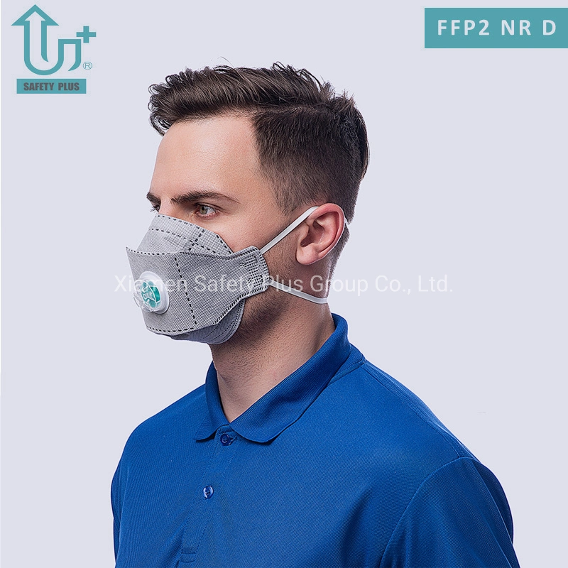 Configuring PU Nose Pads FFP2 Nrd Filter Grade Foldable Adult Anti CE Particulate Respirator with Activated Carbon