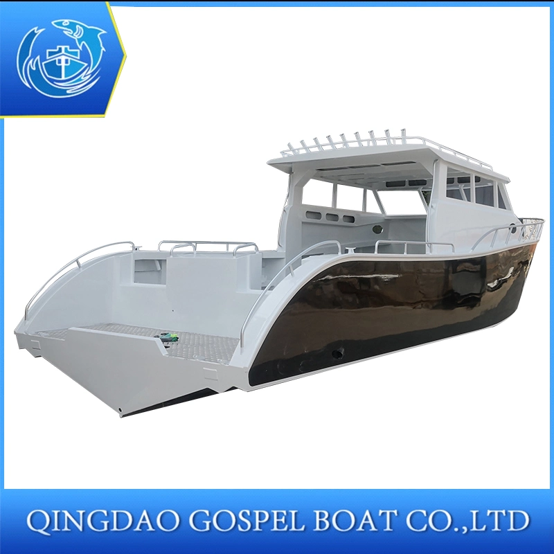 14 Seats 11m Outboard Engines Aluminum Water Taxi Ferry Ship Passenger Boat for Sale