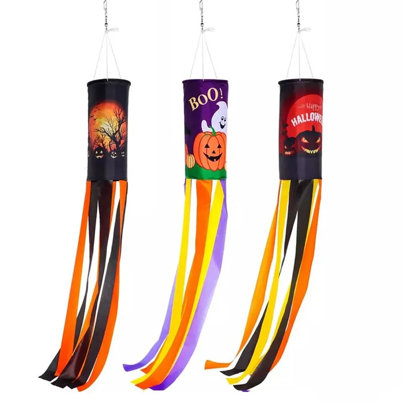 Waterproof Wind Direction Measurement Backyard Garden Hanging Decor Windsock Rainbow Pride Flag