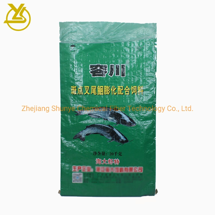 20kg Laminated Animal Feed Fertilizer PP Bolsa de embalaje tejido