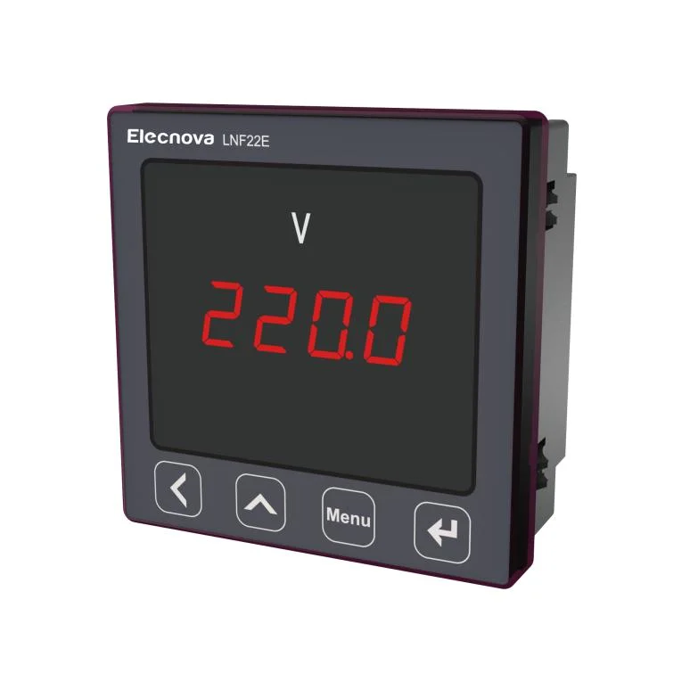 Factory Direct Price Lnf26e LED Display Three Phase Panel Mounted Voltage Meter