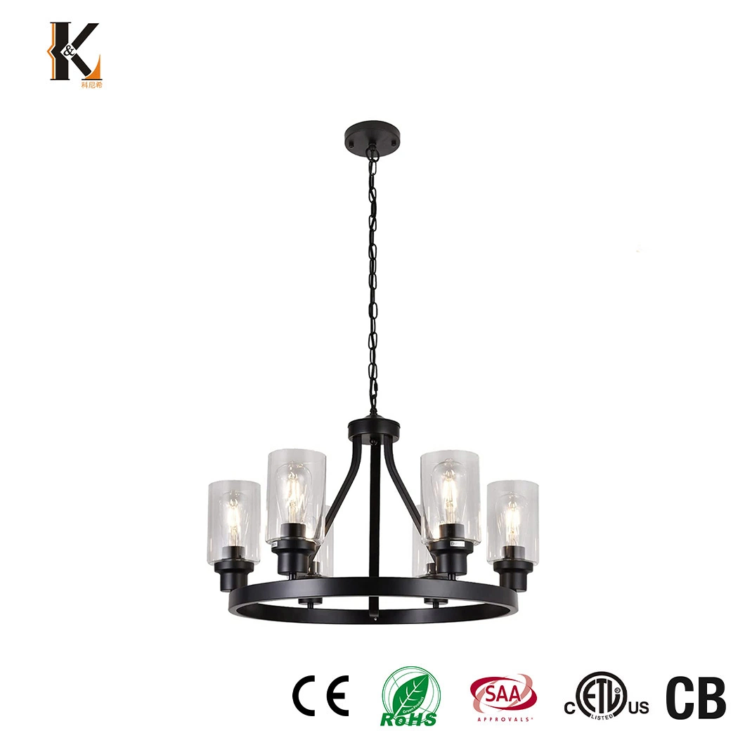 Glas Anhänger Kronleuchter China Innen Home Beleuchtung Indoor E27 Classic LED-Hängeleuchte mit Glaskugel-Deckenleuchte