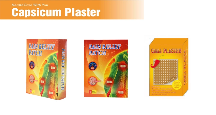 Capsicum Plaster Capsicum Plaster Wholesale/Supplier Capsicum Adhesive Plaster/Hot Chilli Rheumatism Plaster/Capsicum Plaster Sanitayaki