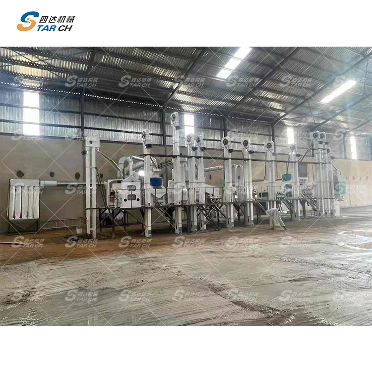 2 Tons Per Hour Parboiled Rice Milling Process with Steam Boiler