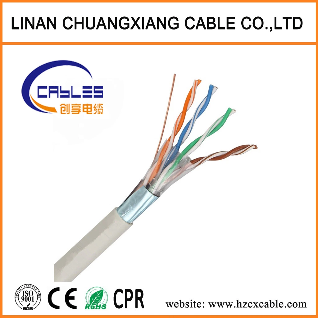 Data Cable Copper Conductor FTP Cat5e Network Cable Communication Cable for Indoor and Outdoor Copper Wire /CCA Data Cable