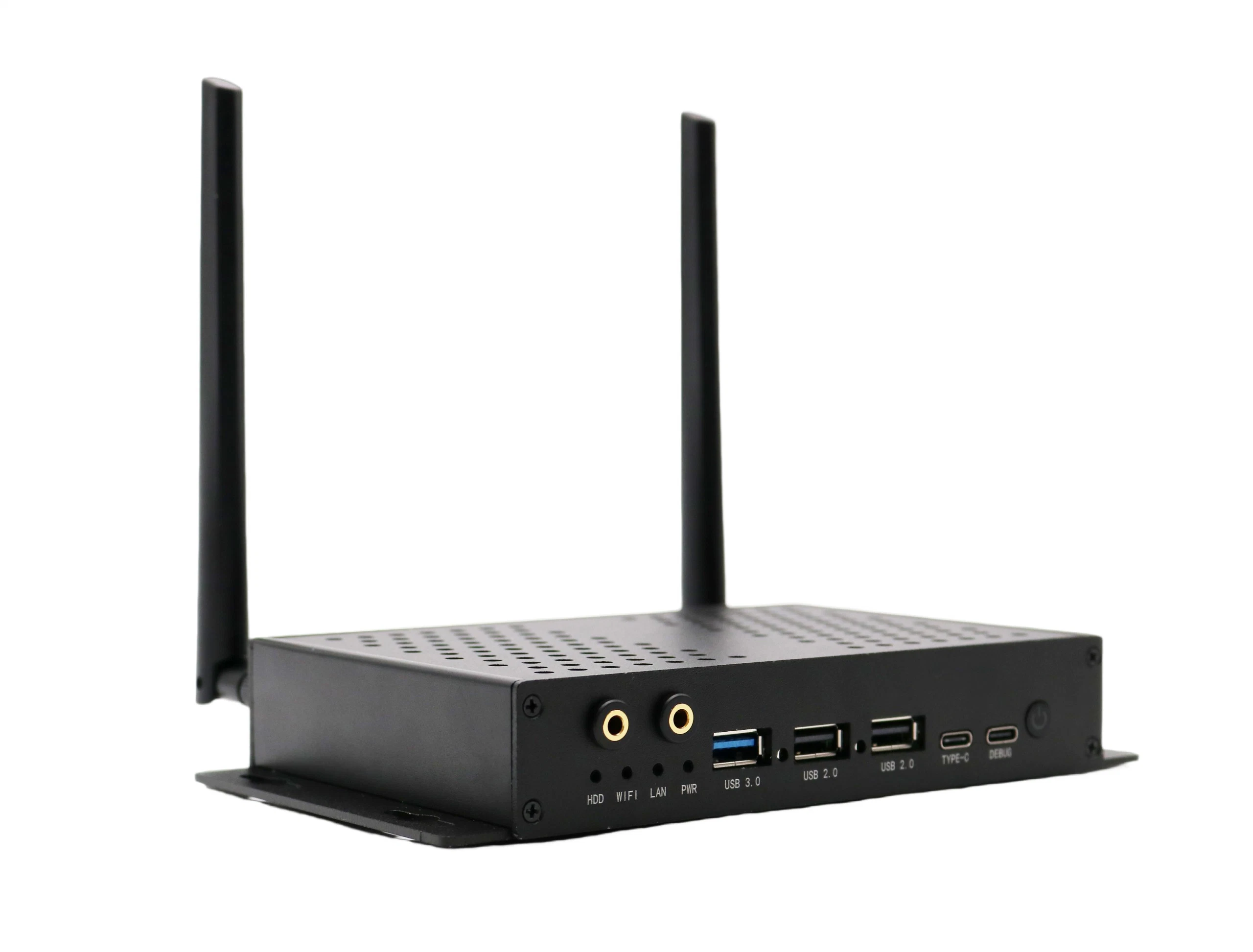 Mekotronics 8K 4G+32g Iot Gataway Linux Embedded PC Rk3588 with Audio and Mic Dual G-LAN Network