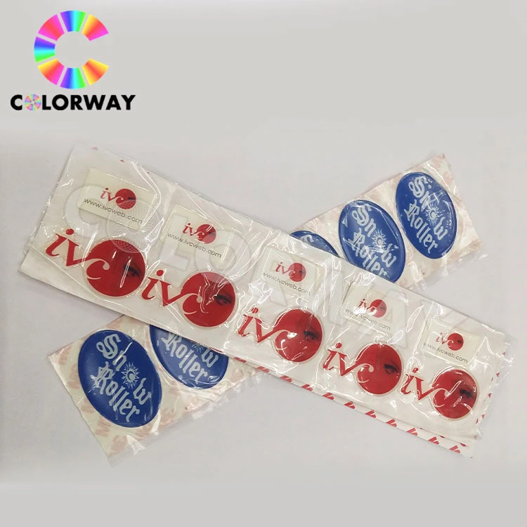 Custom Waterproof Outdoor Indoor Heat Transfer Clear Epoxy Sticker