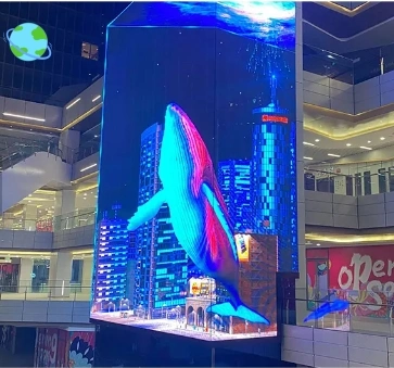 Customized Size LED Photoelectric Glass Transparent Screen Display and Borderless Design