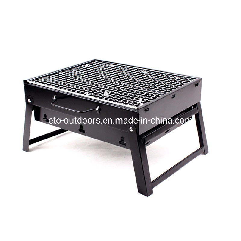 Outdoor Picnic Portable Lightweight Simple BBQ Tools Folding Small Barbecue Charcoal Grill