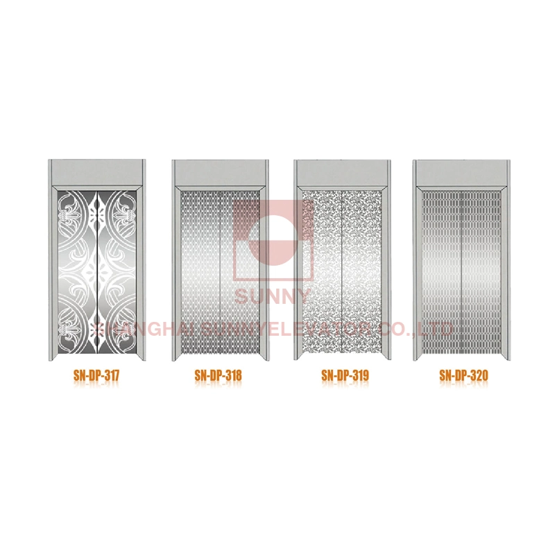 Panel de puerta de acero inoxidable para decoración de cabina de elevador (SN-DP-310)